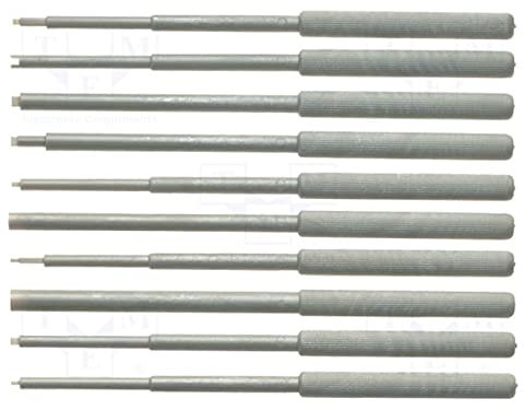 generisch Set: Abgleichschraubendreher; Anz.STK: 10; flach; Blister T4857 Abstimm-Schraubendreher