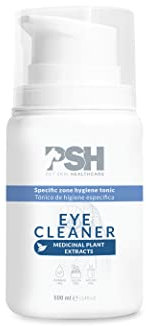 PSH Eye Cleaner - Limpiador de Ojos para Perros y Gatos - Higiene Periocular con Extractos de Plantas Medicinales - Previene Manchas del Lagrimal y Limpia Legañas - 100 ml
