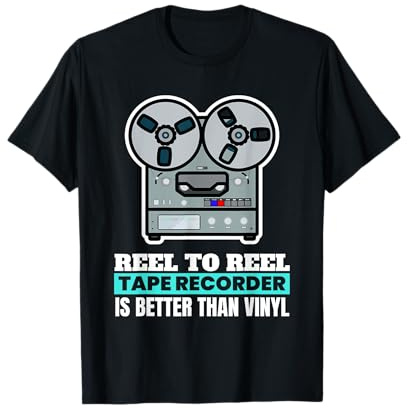 Reel To Reel Tape Recorder I Tonbandgerät Analog Hifi Audio T-Shirt