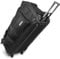 Leichte robuste Sport und Reisetasche 80-120 Liter - Trolley wasserabweisend reißfest leicht zu reinigen - 2 Rollen verstärkter Boden Farbe Nachtschwarz / 80 Liter