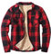 Chemise Thermique Bûcheron Pour Homme - Doublée Avec Capuche en Polaire à Carreaux - Flanelle à Manches Longues - Fermeture Éclair - Veste de Bûcheron