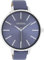 Oozoo Damenuhr mit Lederband Color Line 48 MM Blauviolett/Blauviolett C11074