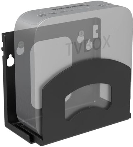 IRONDIY Cable Box Mount,Adjustable Wall Mount Holder for Small and Narrow Devices Like Cable Boxes,DVD Players,Modems,Streaming Media Devices and Other Media Players