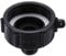 PATIKIL IBC Tote Adapter 2 NPS Feingewinde auf 3/4 männlich, 275-330 Gallonen Wassertank Ablassadapter Garten Wasserschlauchverbinder, Schwarz
