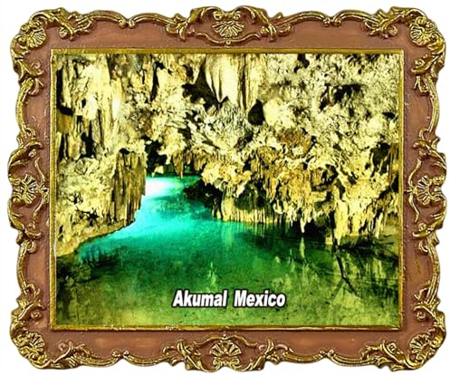 Cenote Kühlschrankmagnete Santa Cruz Akumal Mexiko, Tourismus, Souvenir, Küche, Kühlschrank, Dekoration, Magnet