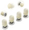 Duschkabine Rollen Riemenscheiben Duschtürrollen Dusche for Duschabtrennungen Läufer Duschkabinen 4 Stück Zubehör Durchmesser 19/23/25mm DuschtüRrollen