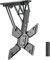 JYMALISA Soporte de Pared para TV multifunción Soporte de Techo motorizado para TV, abatible 75° hacia Abajo, Compatible con Pantallas LED de 32 a 55 Pulgadas, Montaje en techos Planos o in