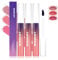 3PCS Lip Gloss Set with Peel Off Lip Stain, Waterproof & Long Lasting Lip Tint, Nude Colors, Safe Ingredients, Fun & Mess-Free Lipstick Kit for Gifting or Daily Wear