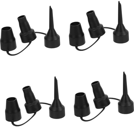 BESPORTBLE 4pcs Replacement Nozzles Air Bed Pump Nozzles for Inflatable Mattress Used in Camping and Home