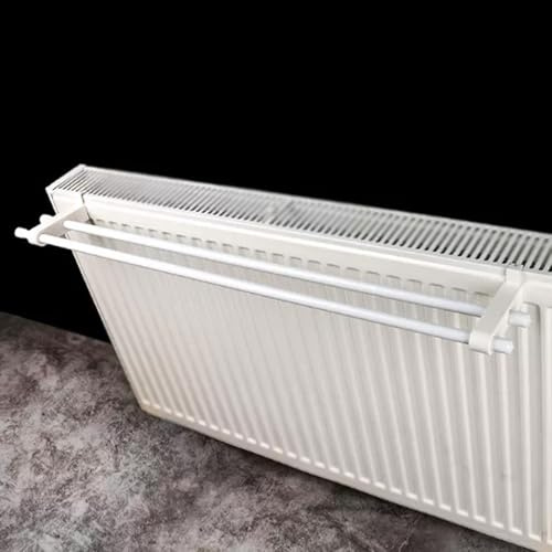 Radiator Shelf, Over Radiator Shelf, Double Clothes Drying Rack, No Punching Required, for Living Rooms, Bedrooms, Kitchens, Bathrooms, Offices, and Hallways(50cm/20in)