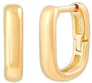 cai Damen Creolen 925/- Sterling Silber 1,2cm Glänzend ohne gelb 358215836V