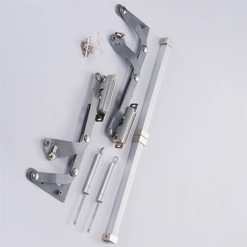 Charnière pneumatique à levage vertical for armoire de cuisine, support rotatif pneumatique, raccords en fer robuste for four à micro-ondes et rangement de lave-vaisselle