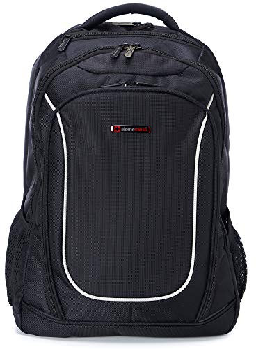 alpine swiss Oneida 15.6 Laptop Backpack With Tablet Sleeve & Mfg Warranty Black
