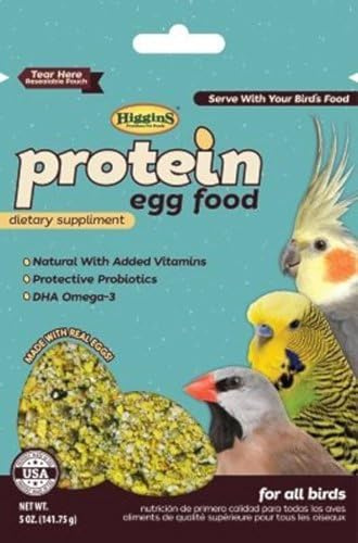Higgins Pet Food Protein Egg Food USA - 5oz