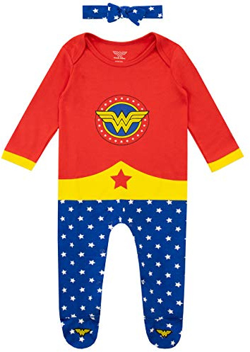 Wonder Woman Tutina da Notte e Fascia per Capelli per Bambina