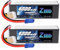 Zeee 6S Lipo Batterie 4000mAh 22,2V 60C 6S Batterie RC avec connecteur EC5 pour FPV Racing Drones Vélo de Route Quadcopters Avion Hélicoptère RC Bateau RC Voiture (2 Paquets)