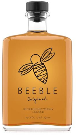 Beeble Artisan British Honey Whisky Liqueur 50cl - A Harmonious Blend of Natural Honey and Smooth Whisky - 30% ABV - Embrace Life's Sweet Moments - B-Corp