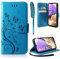 AROYI Lederhülle Kompatibel mit Samsung Galaxy A32 5G Hülle und Schutzfolie, Flip Wallet Handyhülle PU Leder Tasche Case Kartensteckplätzen Schutzhülle Kompatibel mit Samsung Galaxy A32 5G Blau