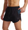 Suwangi Herren Sport Shorts Laufshorts Kurze Hose Schnell mit Innenslip Trocknend Sporthose mit Tasch Schwarz XL
