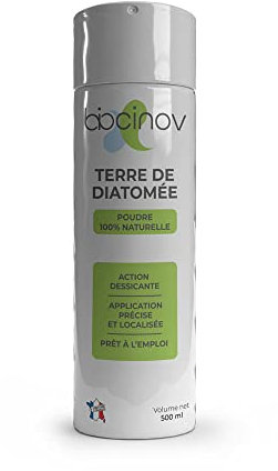 Biocinov Spray Terre de Diatomée 500 ml – Insecticide Naturel Prêt à l’Emploi – Anti-Punaises, Cafards, Fourmis, Puces – Protection Efficace Intérieure et Extérieure