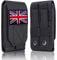 Aprocase Black Upgrade Universal Tactical Molle Mobile Phone Holster Heavy Duty Waterproof Smartphone Waist Bag for iPhone 13 Pro Max Samsung Galaxy S22 S21 4.7''-6.7'' Phone with UK Flag Patch
