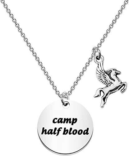 Percy Jackson Armband, Halbblut-Armband, Fliegendes Pferd, Schmuck, Geschenk für Familie, Mythologie, Filmgeschenk, Edelstahl