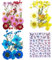 Cayway 4 Stil Echt Getrocknete Gepresste Blumen, DIY Getrocknete Gepresste Blätter DIY Gepresste Blumen Gemischte Getrocknete Blumen für Kunst Basteln DIY Harz Scrapbooking Handwerk