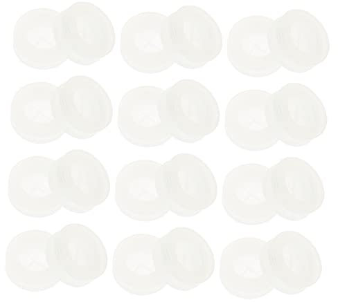 KICHOUSE 20 Pcs Silicone Straw Hole Cover Mason Jar Lid Straw Hole Hrommets Cross Drink Mug Stopper Plug Silicone Mason Jar Lids Plug Ice Coffee Cup Grommet