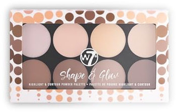 W7 Shape & Glow Highlight & Contour Powder Palette - 20 gr