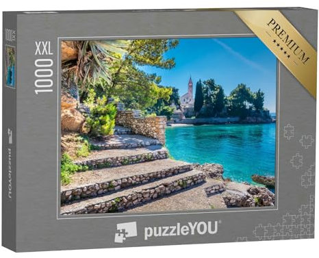 Puzzle 1000 Teile XXL „Kloster der Stadt BOL, Insel BRAC, Kroatien“ – aus der Puzzle-Kollektion Kroatien