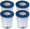 TronicXL 4 filtros compatibles con cartuchos de filtro Bestway tipo II para bombas Flowclear 58383 58386 58094 58117 58386GS bomba piscina 530/800 gal/h
