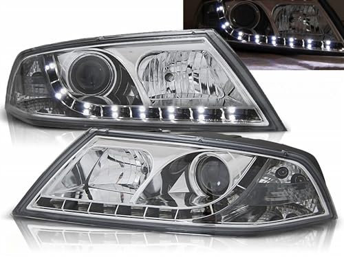 Tuning-Tec Led Scheinwerfer Set in chrom für Skoda Octavia II 03.2004-2008