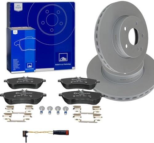 Generic ATE Bremsscheiben 295mm + Beläge vorne passend für Mercedes C/E-Klasse W204 W212