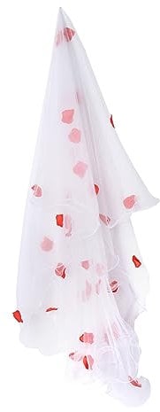 Holibanna weißer Hochzeitsschleier hochzeitskleider turban brautkleid wedding y kopftuch wedlock hijab weißes Hochzeitskleid Brautschleier Braut Hochzeitsschleier Blütenblatt Reisefotografie