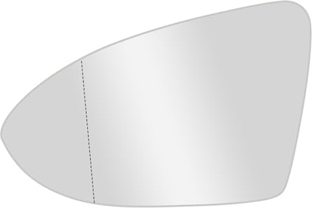 Hoypeyfiy Car Wing Door Mirror Glass Heated Left Passenger Side, Replacement for Golf Mk7 BA5 BV5 1.6 2013-2020 Replace 510857521
