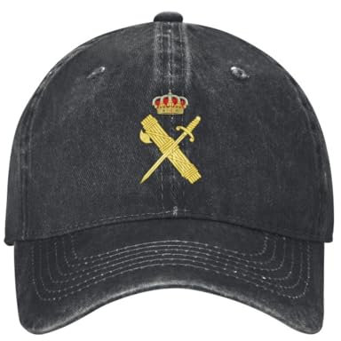 RDCGRS Gorra De Béisbol Emblema De Algodón Personalizado Guardia Civil Mujeres Hombres Escudo De Armas Ajustable Sombrero De Papá Ropa De Calle Deportes Al Aire Libre Regalo