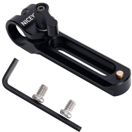 NICEYRIG Support universel pour appareil photo avec rail OTAN, serrage 15 mm, montage sur tige et cage, noir