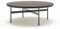 Möbel Akut Couchtisch Rolf Benz 925 Eiche schwarz Metall grau ø80 cm
