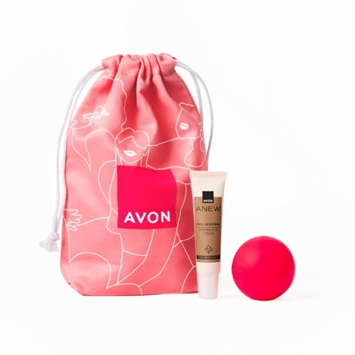 Avon Anew Power Eye Cool and Reset Gift Set, Includes Renewal Power Eye Cream & Cooling Facial Massager, Formulated with Protinol Technology, For Firmer Looking Skin, Cruelty Free