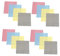 GREENADSCAPE 80 Blatt Fettdichtes Backpapier Lebensmittelverpackungen Papierchips Lebensmittelverpackungen Farbiges Sandwichpapier