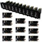 GeeekPi 19 inch 2U Rack Mount for Raspberry Pi 5, with 10PCS PCIe to M.2 NVMe SSD Adapters, Hold Up to 10 Raspberry Pi 5/4B Boards, Compatible with 19 inch Server Rack