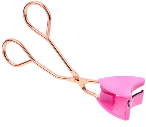 Anneome Magnetische Wimpernzange Edelstahl Make up Tool Langanhaltend Leicht Tragbar für Damen und Unterwegs Rosegold Griff