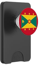 Grenada travel souvenir Grenadian flag vacation PopSockets PopWallet for MagSafe