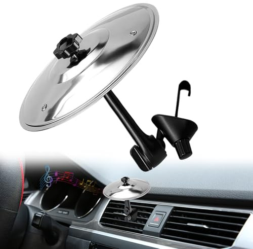 Auto Schlagzeug Becken Mini Trommel Car Crash Cymbals Fahrzeug | Mini Becken für Auto, Fahrunterhaltung für Musikliebhaber, passend für viele Fahrzeuge