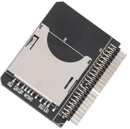 Jopwkuin MMC SDHC SDXC-Speicherkarte auf 2,5-Zoll-IDE-Adapter, Geringer Stromverbrauch, Schneller Zugriff auf die Festplatte, Ideal Zum Testen, Kompaktes Design, Speicherkarte auf Laptop-HDD-Konverter