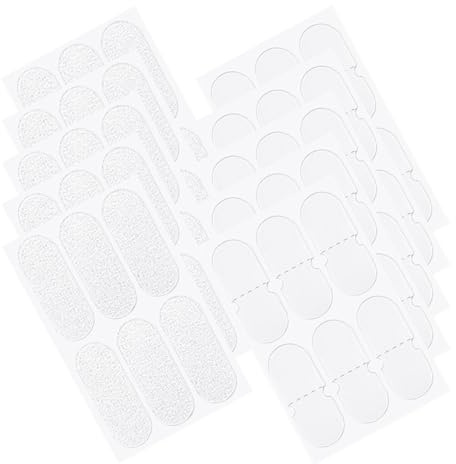 Hoement Lot de 20 Patchs de Soutien pour Lobes D'oreilles en Tpu Blanc, Résistants Vent Colle Thermofusible, Photographie Maintien Discret des Oreilles