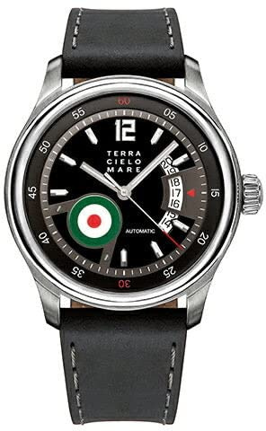 TCM Terra Cielo Mare orologio uomo Asso 1 Antimagnetico 46mm automatico acciaio TC7002AC3PA