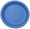 Harfield 23cm Polycarbonate Narrow Rimmed Plate Med Blue (Pack of 4)