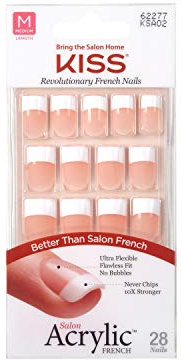 Kiss Salon Acrylic French Kit Sugar Rush Medium (2 Pack)
