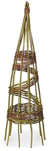 WEIDENPROFI Rankpyramide, Rankobelisk aus Weide, Größe (ØxH): 30 x 100 cm